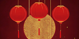 结算画面角色背景 - 红灯贺春