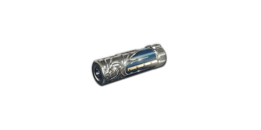 冲锋枪消音器 银色魔鬼