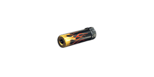 冲锋枪消音器 火焰野兽
